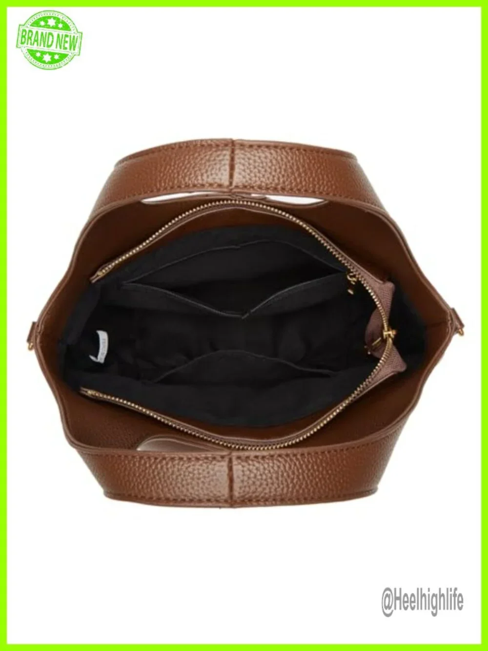 Vegan Leather Bucket Bag Hobo Crossbody Tote Small Shoulder Purse